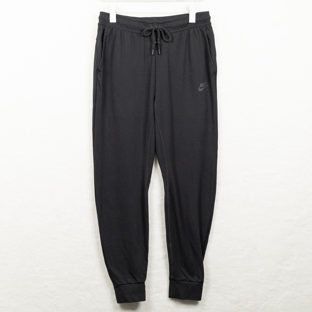 NIKE Sportswear Tech Knit Jogger Pants Tapered Lightweight Activewear Black Sz M